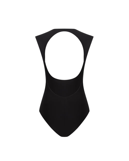 “LE JAZZ HOT” sculpted bodysuit - black