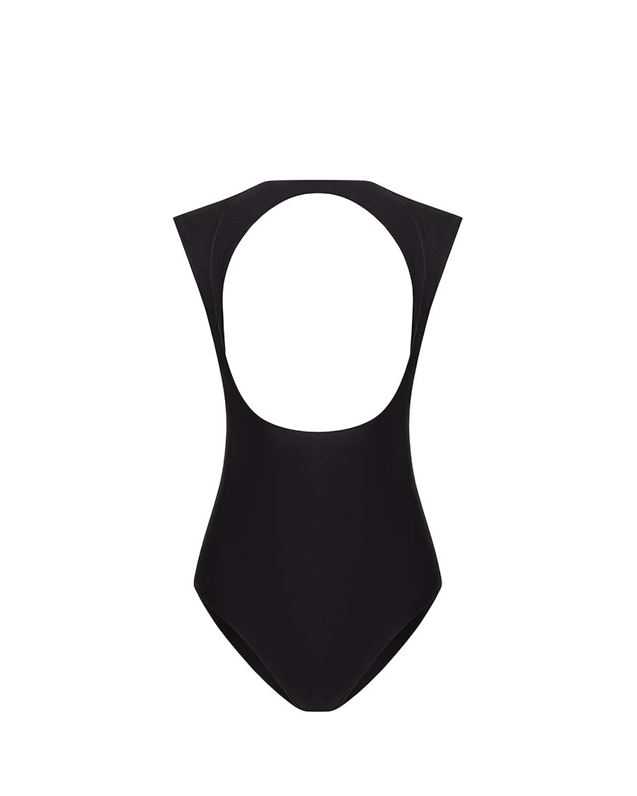 “LE JAZZ HOT” sculpted bodysuit - black